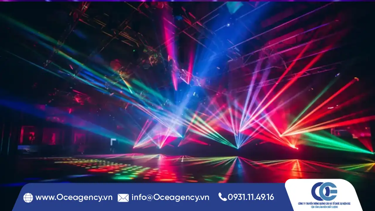 Các ứng dụng Laser Light ấn tượng trong tổ chức sự kiện