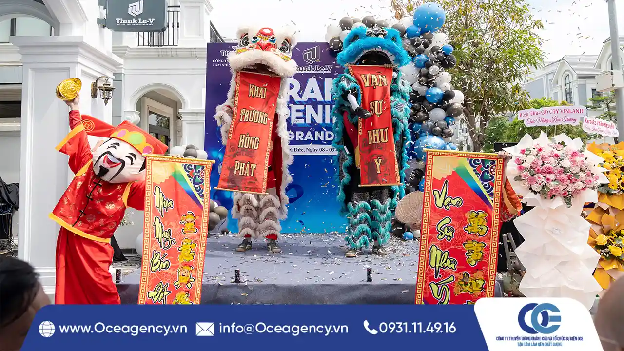 Lân sư rồng – Tạo không khí sôi động, may mắn