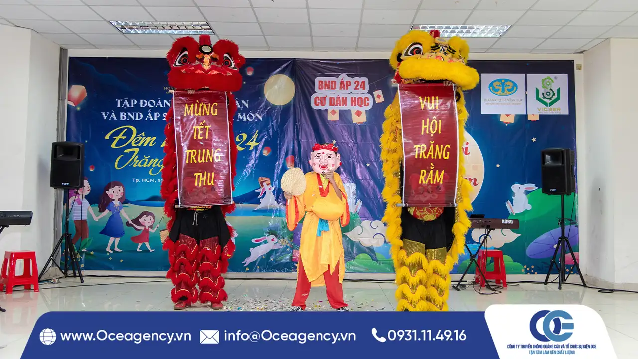Gợi ý kịch bản tổ chức múa lân Trung Thu ấn tượng