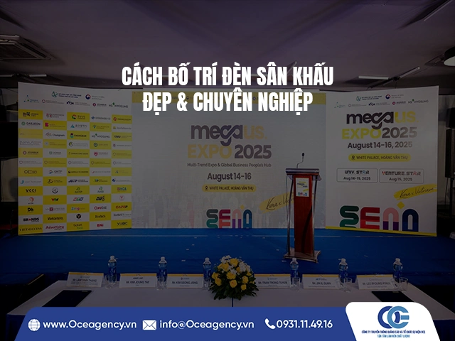 CÁCH BỐ TRÍ ĐÈN SÂN KHẤU ĐẸP & CHUYÊN NGHIỆP