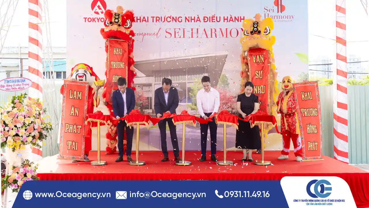 DỤNG CỤ KHÁNH THÀNH SỰ KIỆN - GỌN GÀNG, ĐÚNG NGHI THỨC