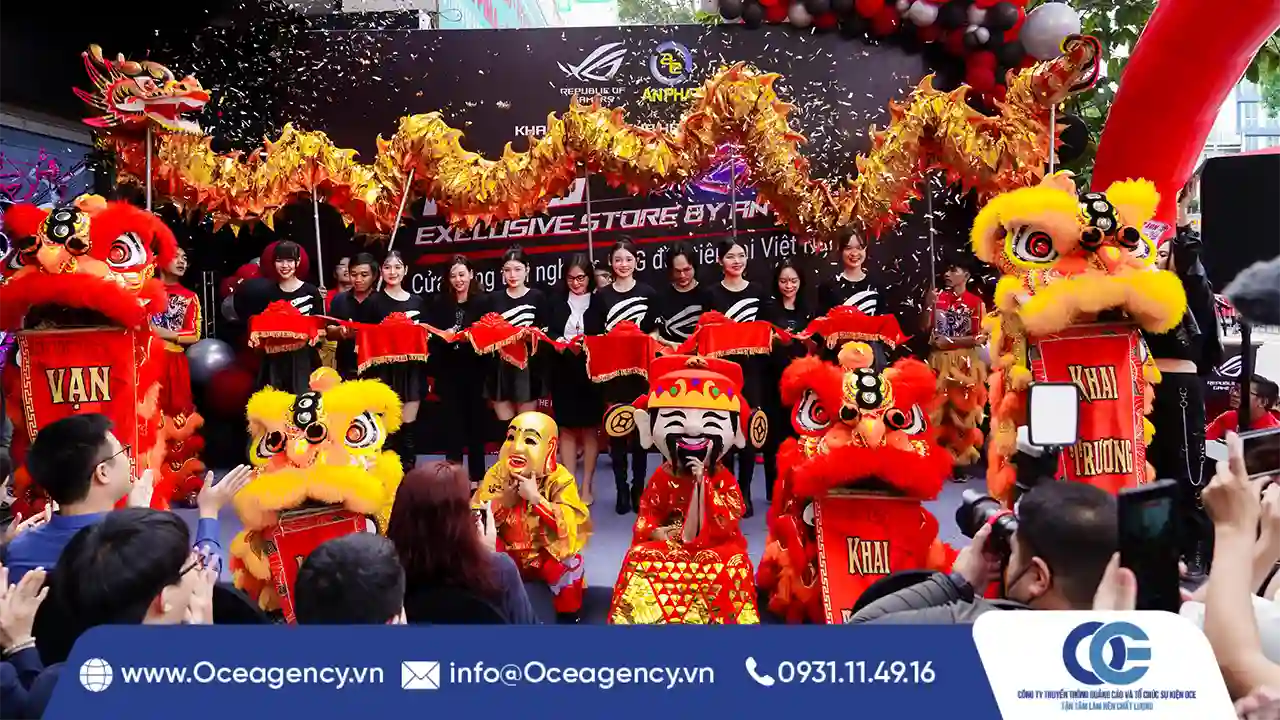DỤNG CỤ KHÁNH THÀNH SỰ KIỆN - GỌN GÀNG, ĐÚNG NGHI THỨC