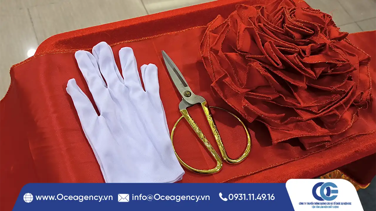 DỤNG CỤ KHÁNH THÀNH SỰ KIỆN - GỌN GÀNG, ĐÚNG NGHI THỨC