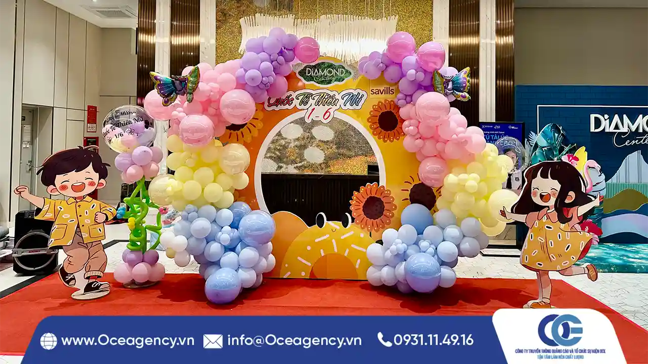BACKDROP TRUNG THU CHỦ ĐỀ CUNG TRĂNG - THUÊ THEO CONCEPT