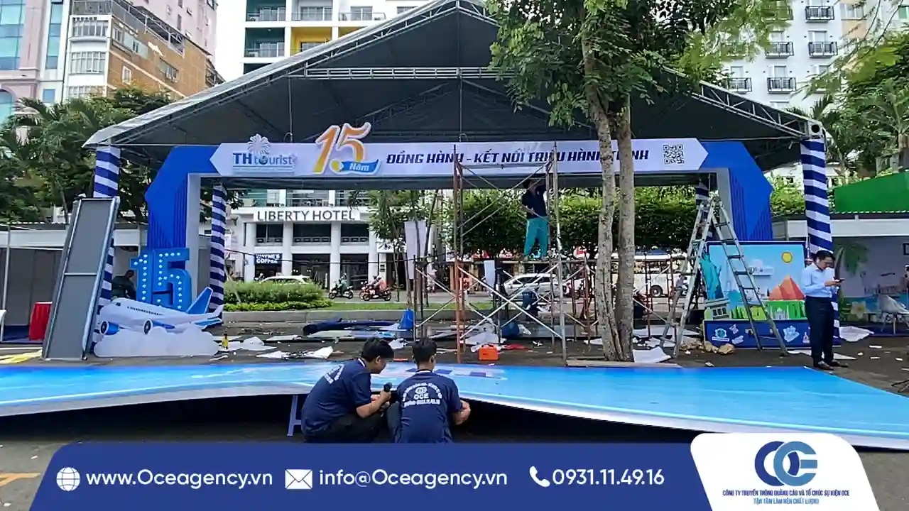 Lưu ý khi thi công gian hàng sự kiện