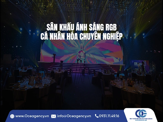 SÂN KHẤU ÁNH SÁNG RGB CÁ NHÂN HÓA CHUYÊN NGHIỆP