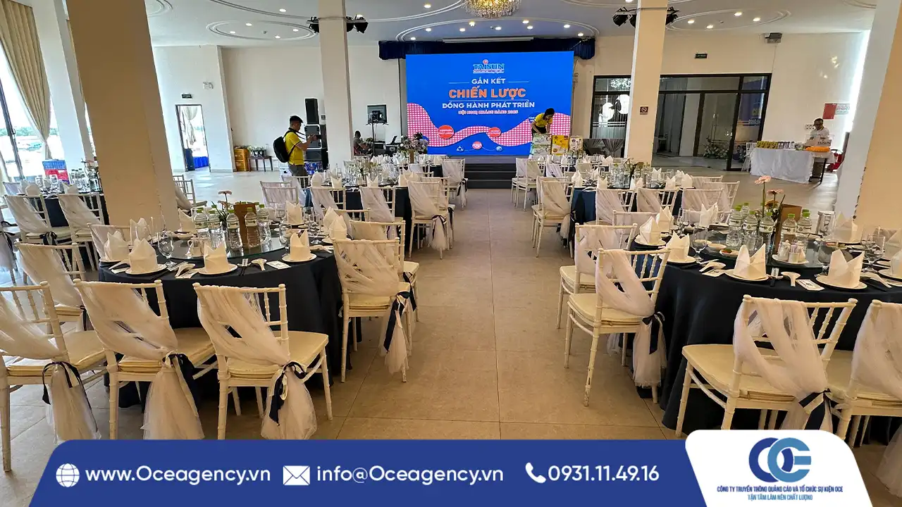 Kịch bản chung cho hội nghị khách hàng kết hợp gala dinner
