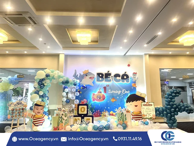 7 concept trang trí thôi nôi, sinh nhật bé trai đẹp mắt, ý nghĩa