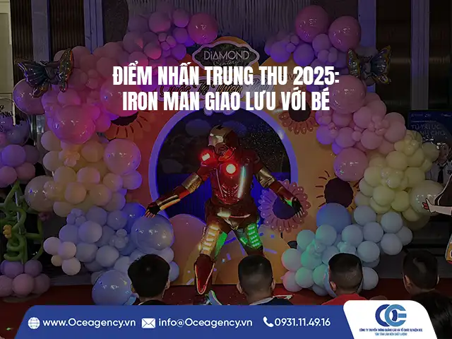 ĐIỂM NHẤN TRUNG THU 2025: IRON MAN GIAO LƯU VỚI BÉ
