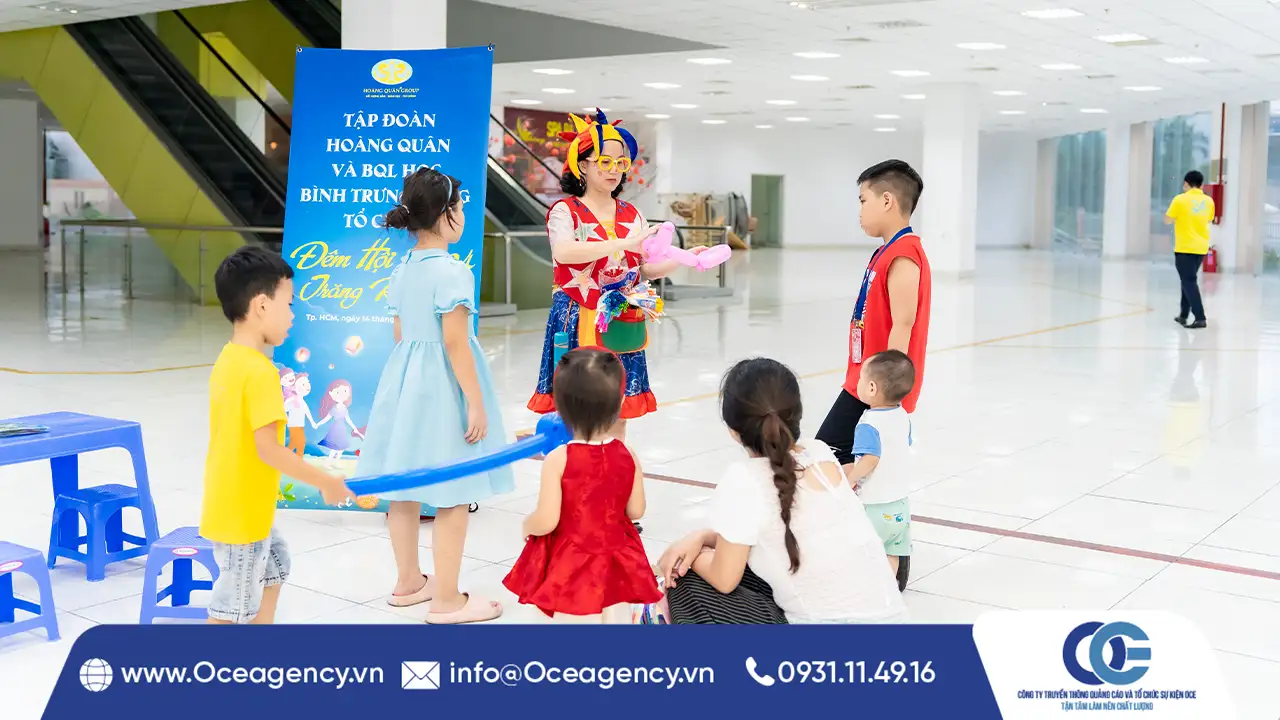 Gợi ý nhân sự Trung Thu thu hút bé ngay từ vòng check-in
