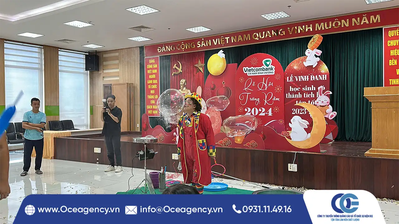 Các loại tiết mục xiếc hấp dẫn trong đêm hội
