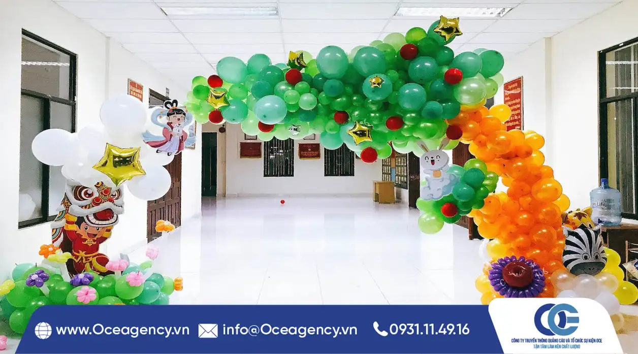 Ý TƯỞNG CỔNG BONG BÓNG TRUNG THU ĐỘC ĐÁO