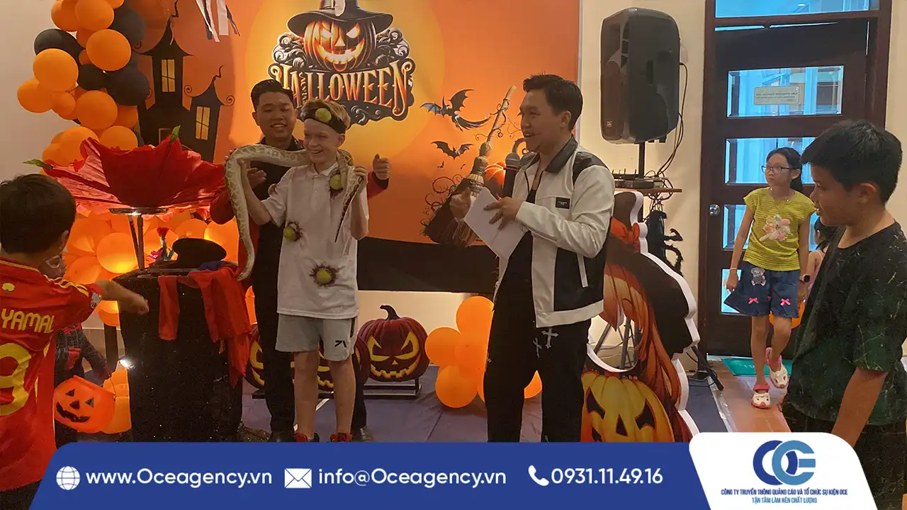 Hạng mục trong dịch vụ tổ chức Halloween trọn gói