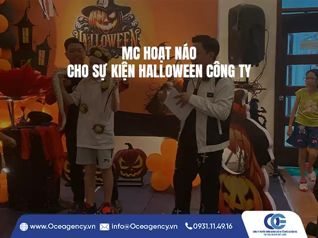 MC HOẠT NÁO CHO SỰ KIỆN HALLOWEEN CÔNG TY
