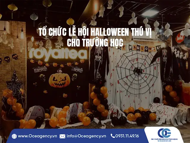 TỔ CHỨC LỄ HỘI HALLOWEEN THÚ VỊ CHO TRƯỜNG HỌC