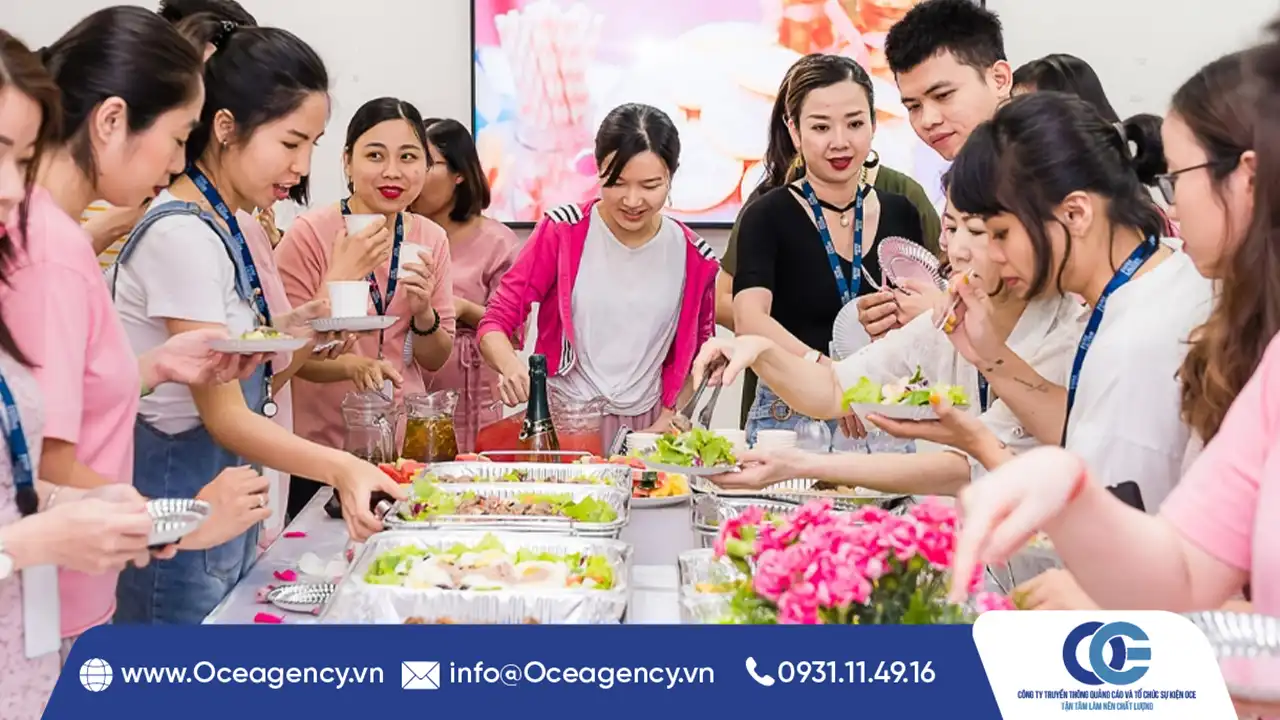 Gợi ý ý tưởng tổ chức tiệc 20/10 ấm áp & ấn tượng