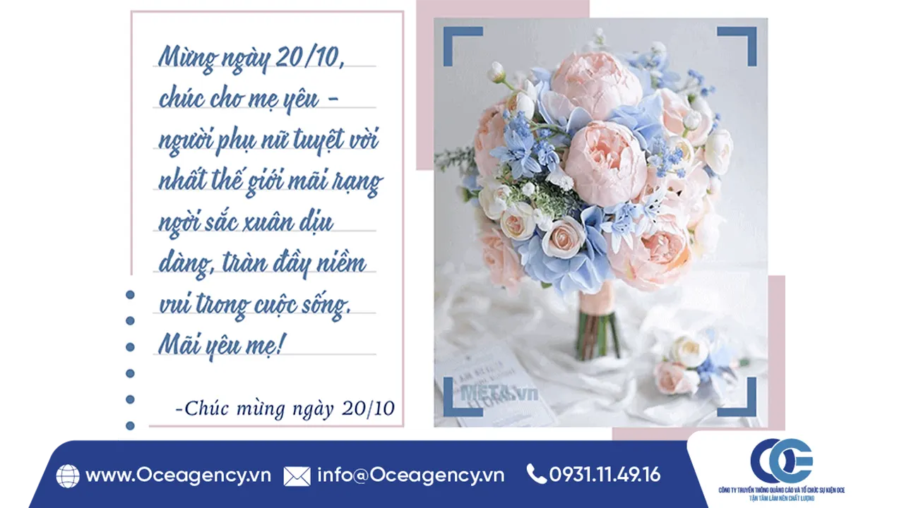 Top 10 quà tặng đặc sắc cho ngày 20/10