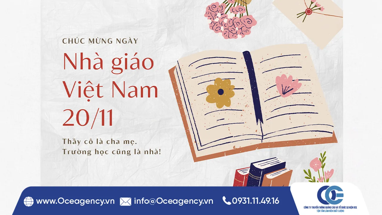 backdrop OCE Agency thi công