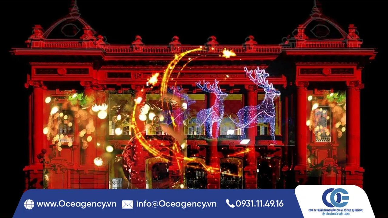 sự kiện noel OCE Agency tổ chức