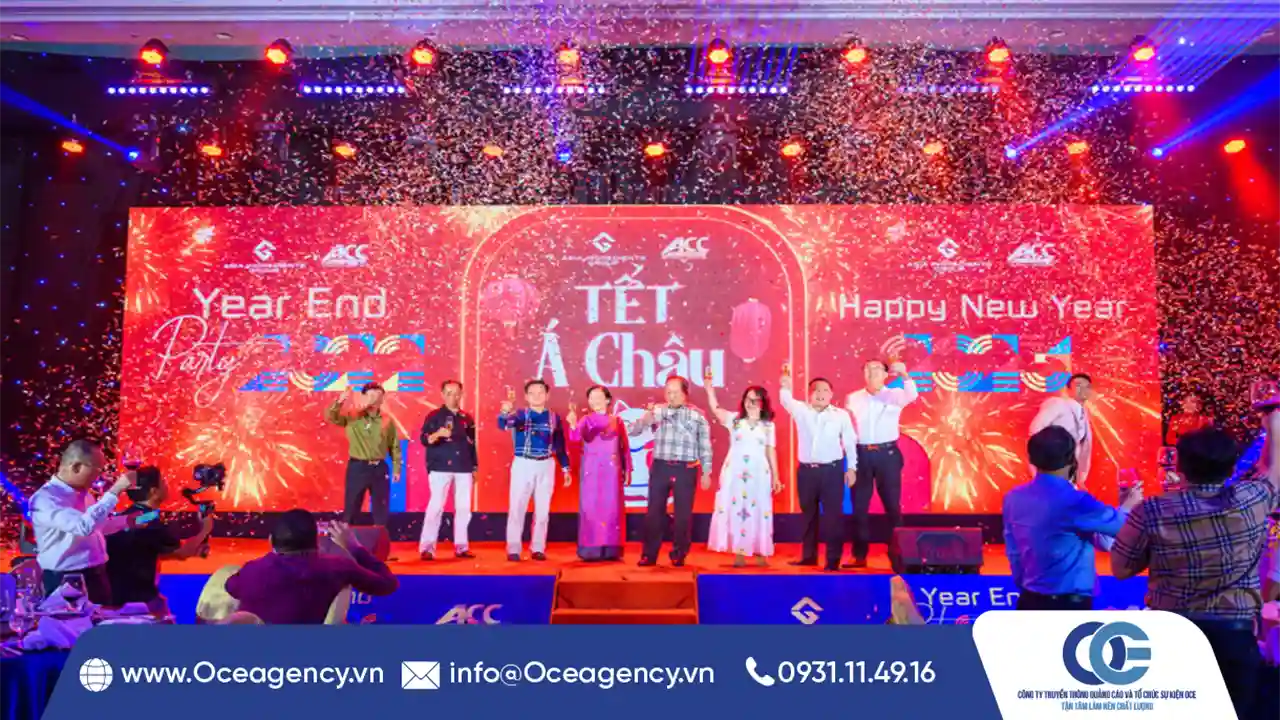 CONCEPT YEAR END PARTY ĐƠN GIẢN NHƯNG LÊN HÌNH ĐẸP