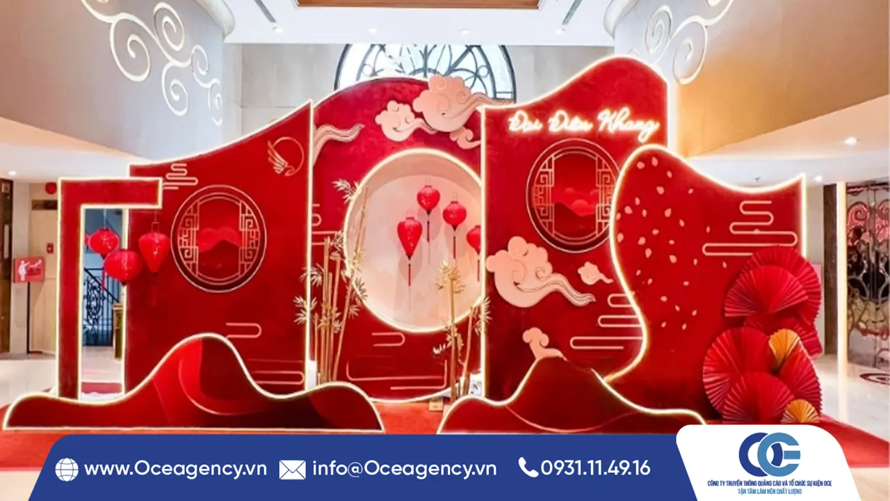 BACKDROP & DECOR YEAR END PARTY THEO TREND 2026