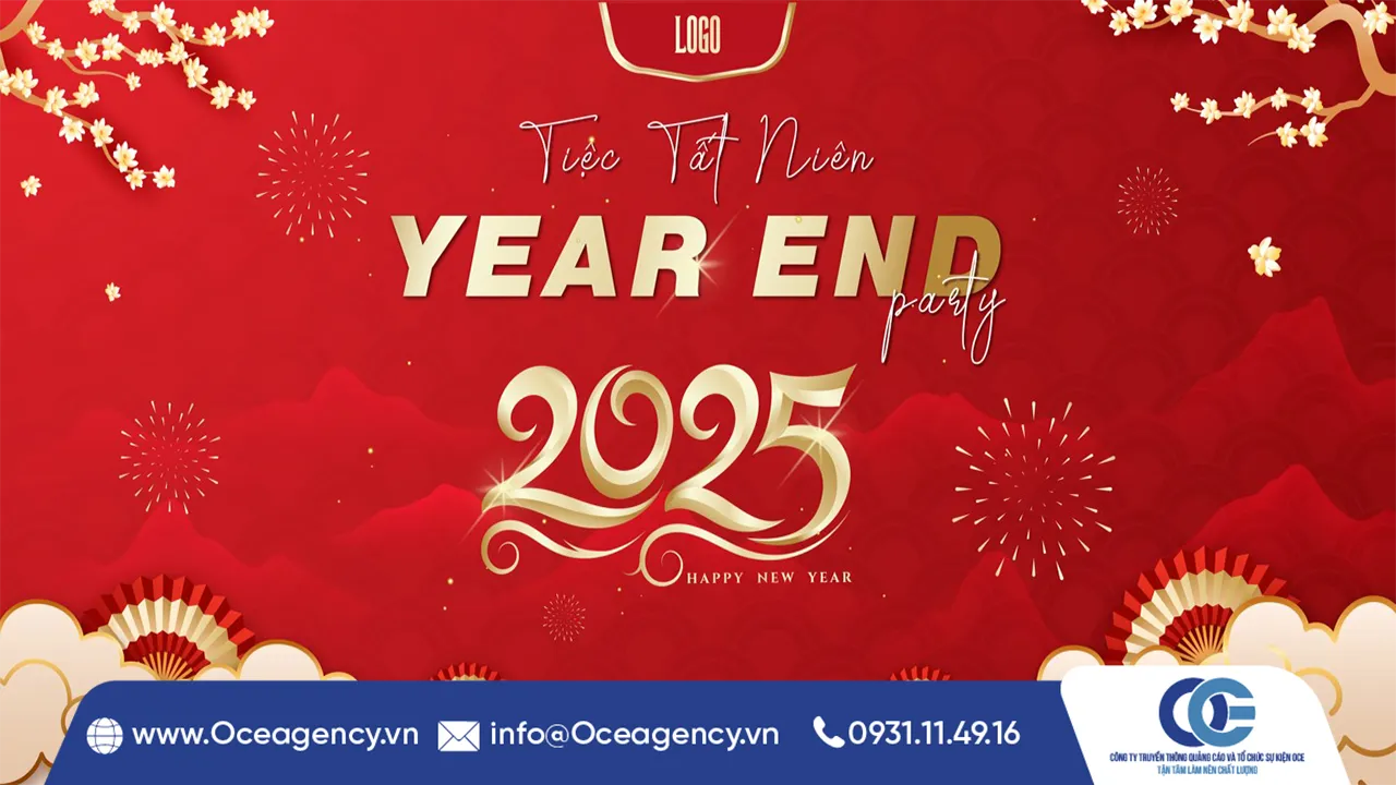 BACKDROP & DECOR YEAR END PARTY THEO TREND 2026