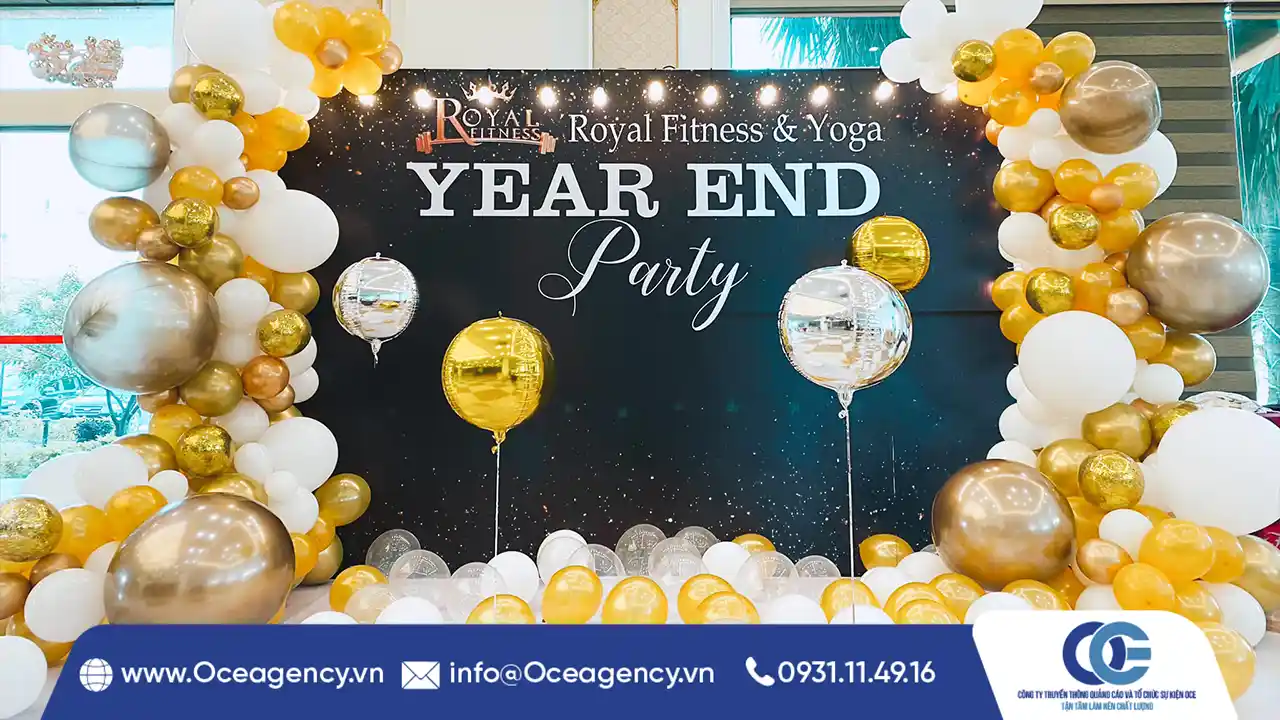 BACKDROP & DECOR YEAR END PARTY THEO TREND 2026