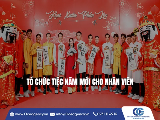 TỔ CHỨC TIỆC NĂM MỚI CHO NHÂN VIÊN