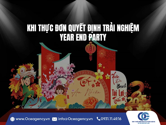 THIẾT KẾ SÂN KHẤU NEW YEAR PARTY DOANH NGHIỆP
