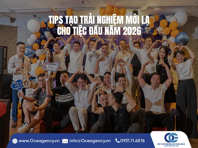 TIPS TẠO TRẢI NGHIỆM MỚI LẠ CHO TIỆC ĐẦU NĂM 2026