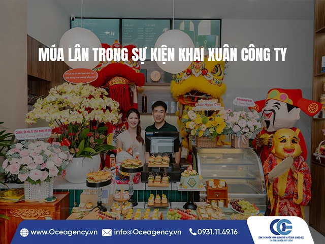 MÚA LÂN TRONG SỰ KIỆN KHAI XUÂN CÔNG TY