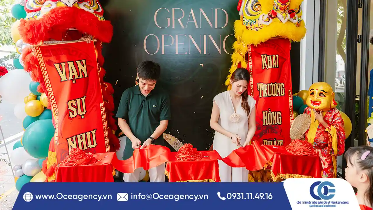 TOP 4 &Yacute; TƯỞNG TỔ CHỨC KHAI TRƯƠNG THU H&Uacute;T 2026