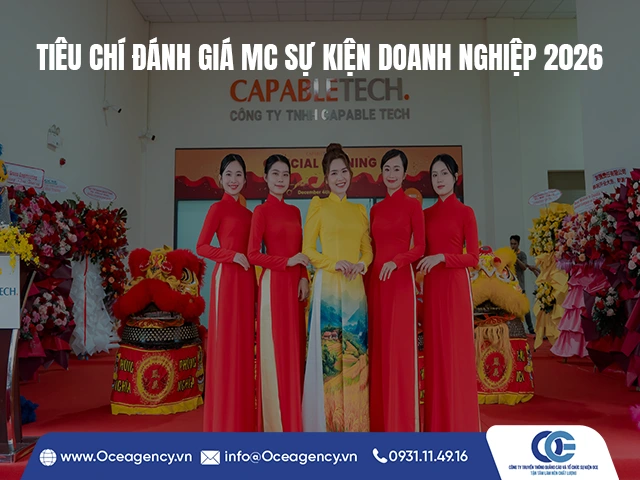 TIÊU CHÍ ĐÁNH GIÁ MC SỰ KIỆN DOANH NGHIỆP 2026