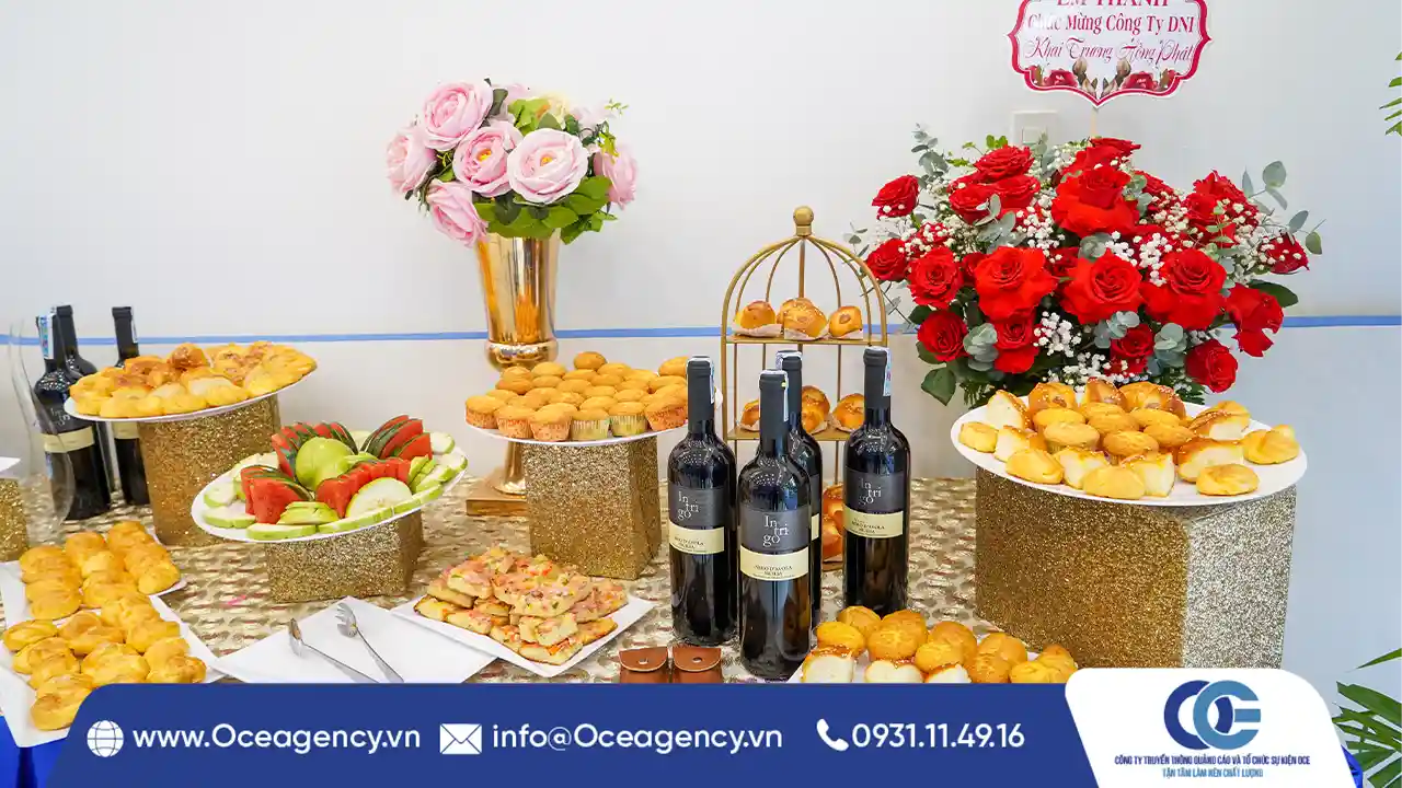 TIỆC TEABREAK CHO KHAI TRƯƠNG, HỘI NGHỊ - SỰ KIỆN
