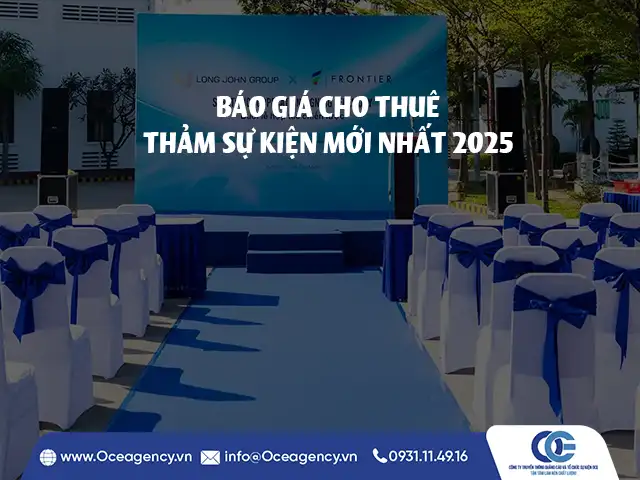 BÁO GIÁ CHO THUÊ THẢM SỰ KIỆN MỚI NHẤT 2025