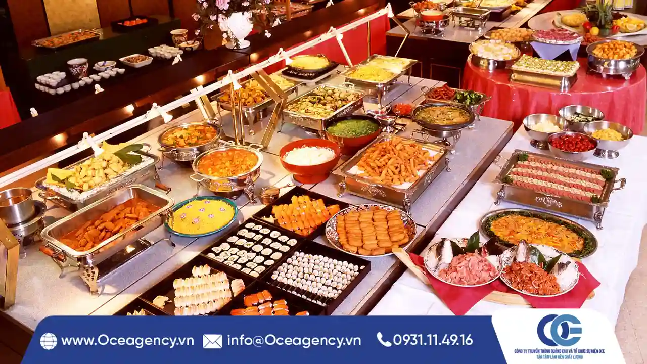 Tiệc Buffet – Tiệc ăn uống đa dạng
