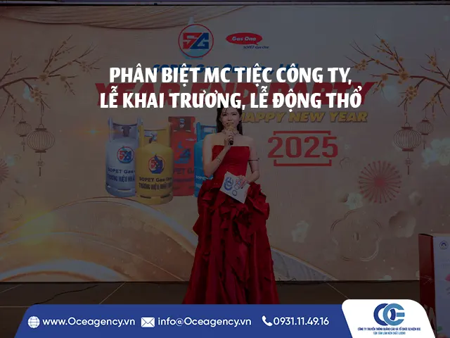 PHÂN BIỆT MC TIỆC CÔNG TY, LỄ KHAI TRƯƠNG, LỄ ĐỘNG THỔ