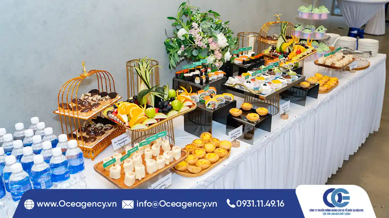 TIỆC TEABREAK - CHI TIẾT NHỎ LÀM NÊN ĐẲNG CẤP SỰ KIỆN