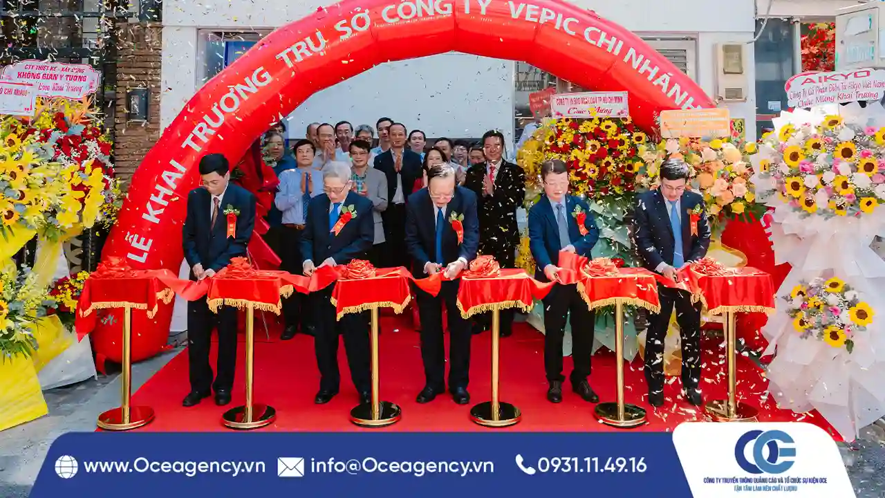 CÁCH SẮP XẾP TRỤ BĂNG KHÁNH THÀNH ĐÚNG NGHI LỄ