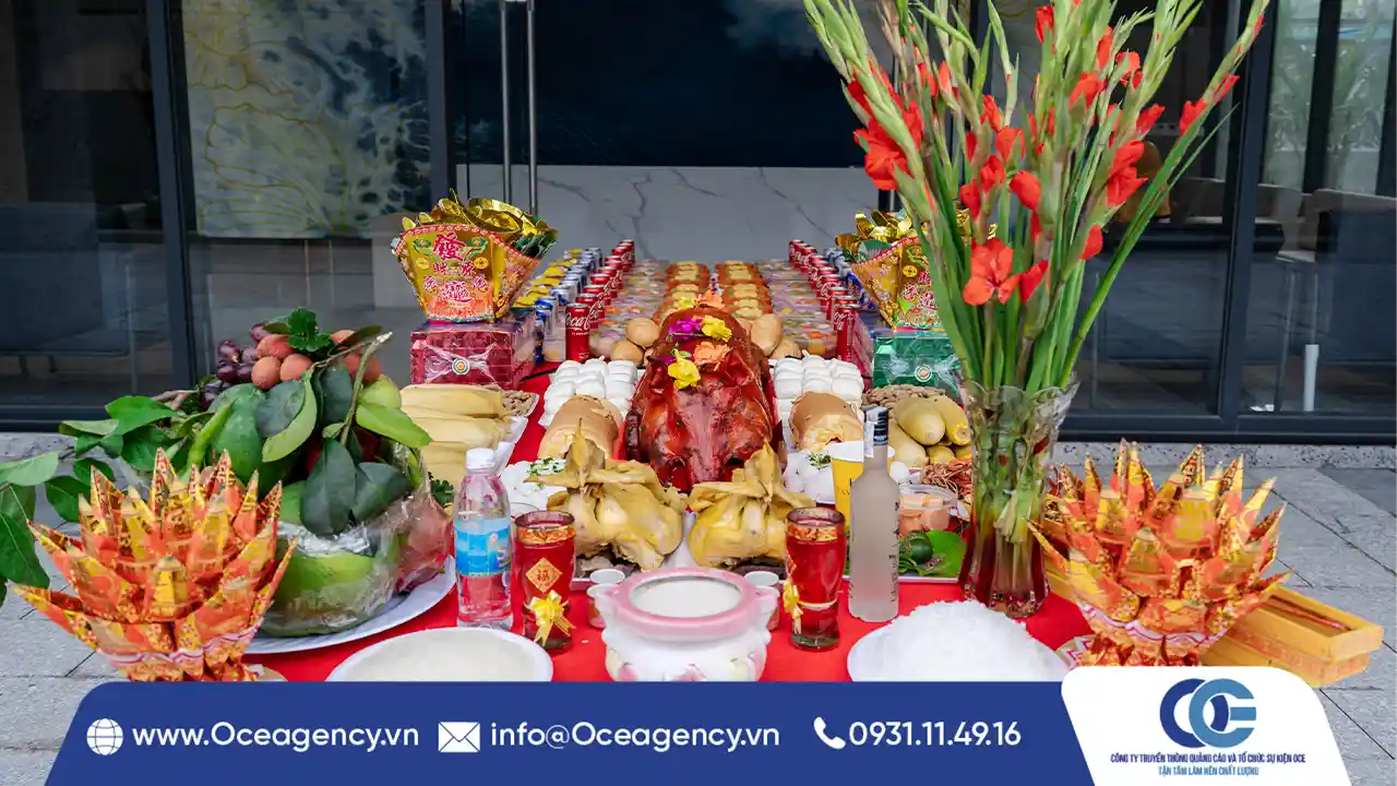 CÁCH CHUẨN BỊ MÂM CÚNG KHAI TRƯƠNG ĐÚNG CHUẨN PHONG THỦY