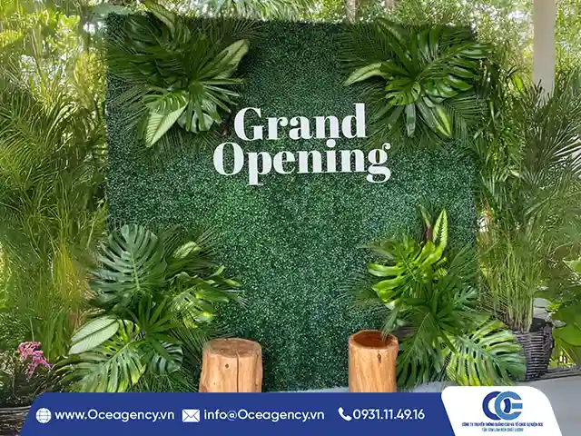 7 ý tưởng trang trí backdrop khai trương độc đáo