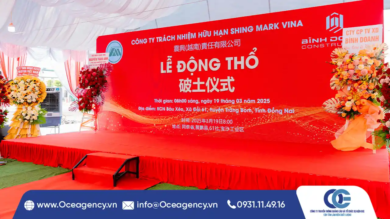 CÁCH BÀY TRÍ KHỞI CÔNG ĐỘNG THỔ ĐÚNG QUY CHUẨN