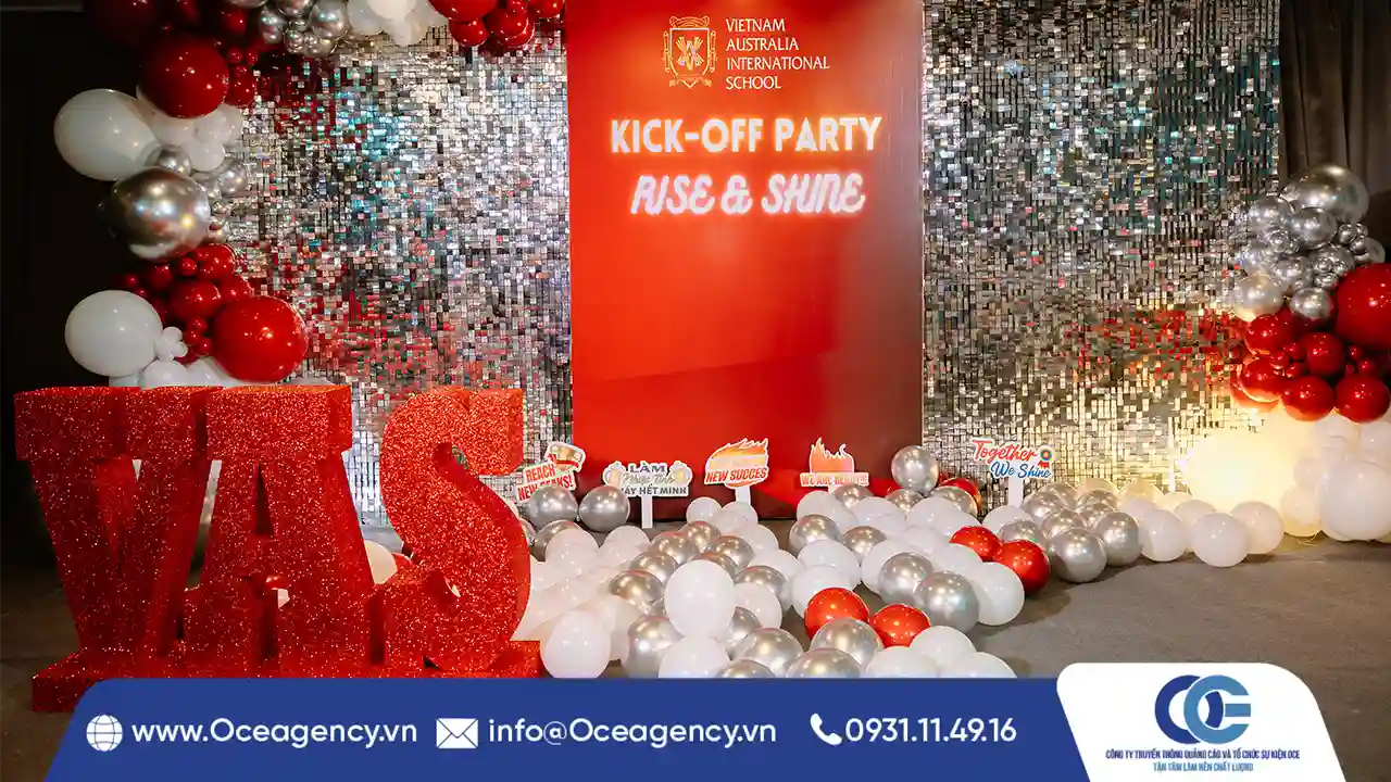 5 SỰ KIỆN THÀNH CÔNG NHỜ BACKDROP BONG BÓNG ĐẸP 