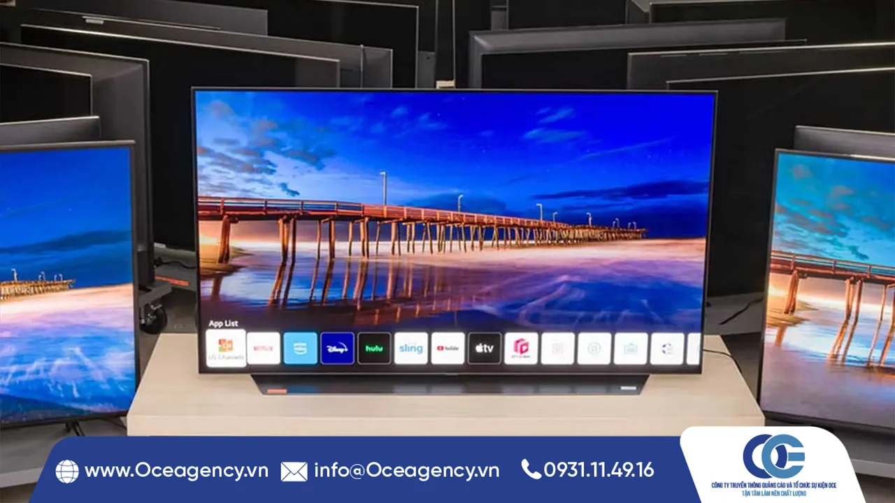 DỊCH VỤ CHO THUÊ TIVI SỰ KIỆN CHUYÊN NGHIỆP - OCE