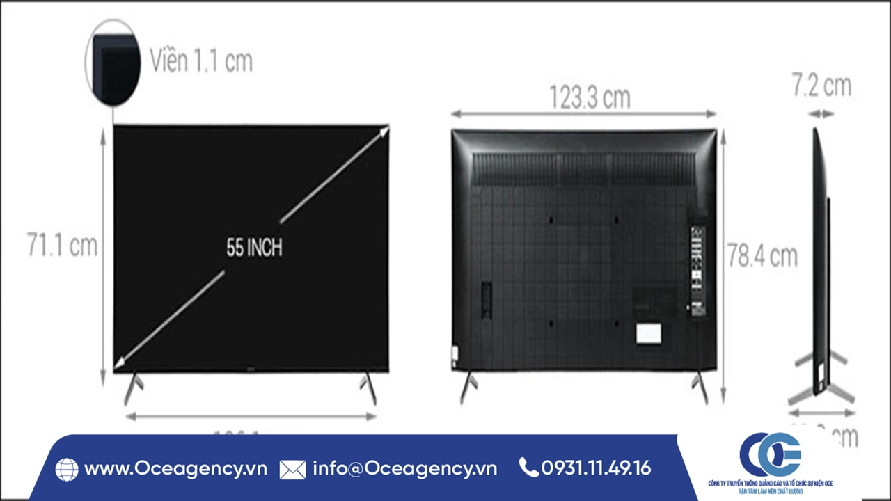DỊCH VỤ CHO THUÊ TIVI SỰ KIỆN CHUYÊN NGHIỆP - OCE