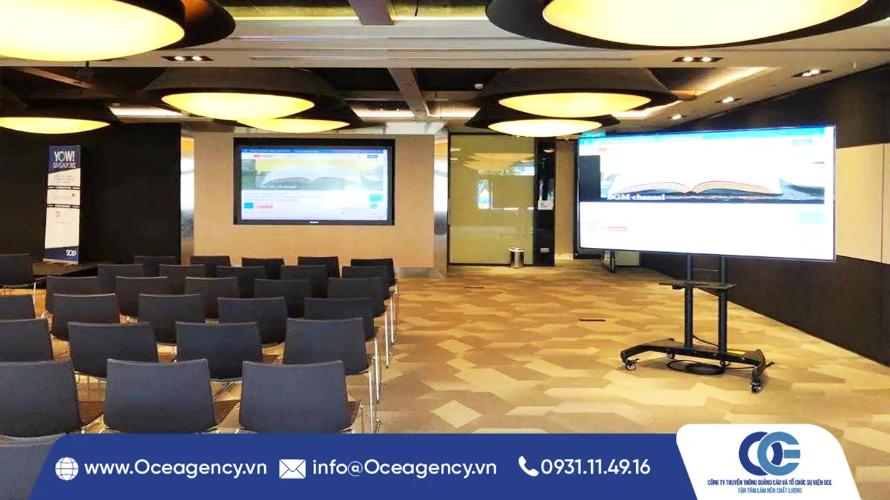 DỊCH VỤ CHO THUÊ TIVI SỰ KIỆN CHUYÊN NGHIỆP - OCE