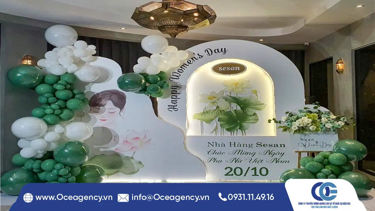 TỔ CHỨC SỰ KIỆN 20 THÁNG 10 TRỌN GÓI