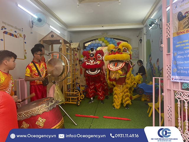 CHO THUÊ MÚA LÂN KHAI TRƯƠNG SẮC MÀU TRẺ THƠ