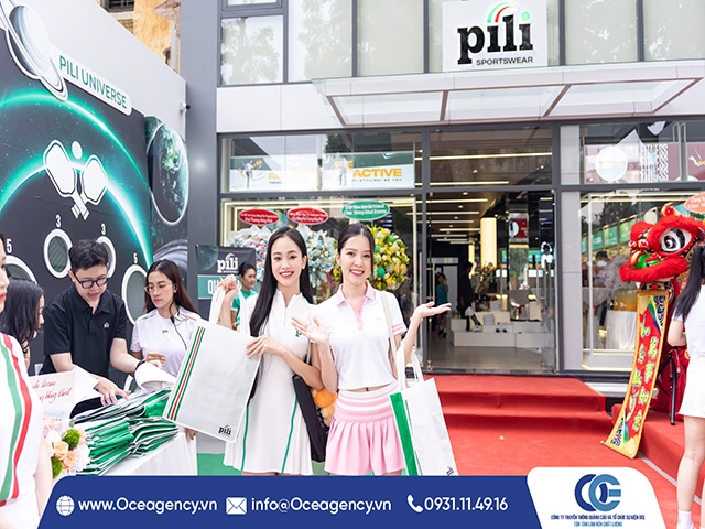 TỔ CHỨC SỰ KIỆN KHAI TRƯƠNG PILI TẠI HCM