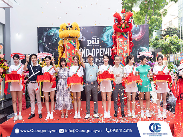 TỔ CHỨC SỰ KIỆN KHAI TRƯƠNG PILI TẠI HCM